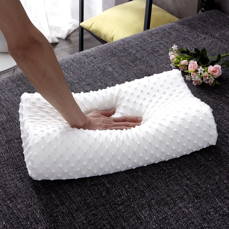Memory Foam Orthopedic Pillow Neck Pain - Memory-Baumwollkissen zum Schlafen, verstellbares Seitenschlafkissen zur