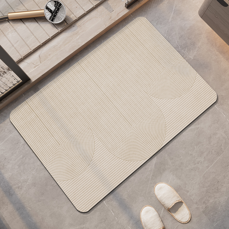 Quick Dry Diatomite Bath Mat - Kieselgur Fußmatten Bade matte Bad saugfähig