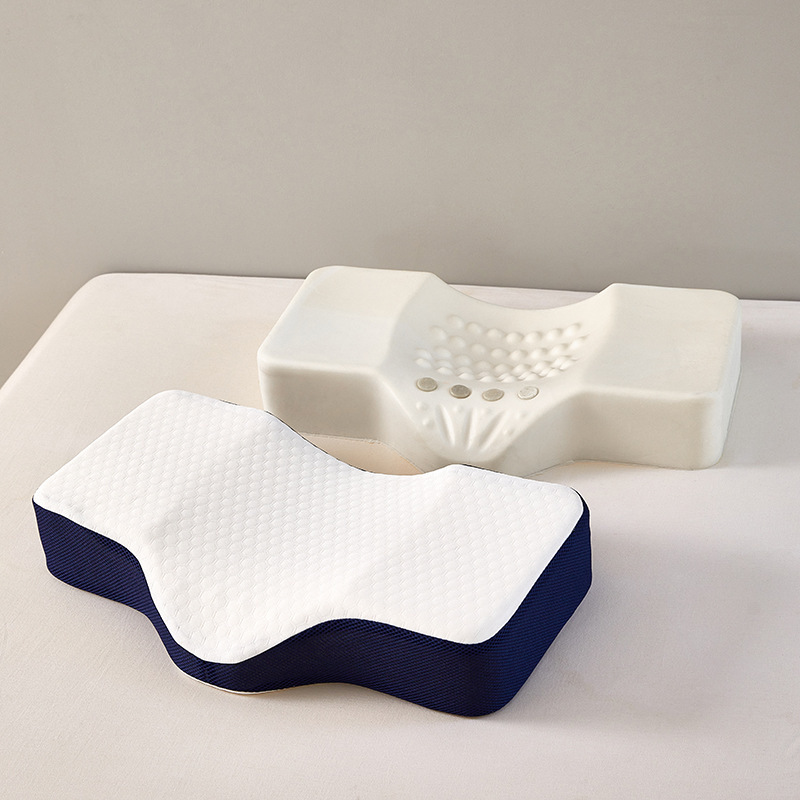 Memory Foam Orthopedic Pillow Neck Pain - Konkaves Orthopädisches Massagekissen für die Halswirbelsäule,
