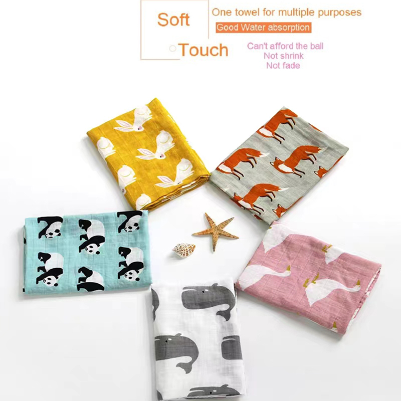 Muslin Cotton Bedspread - Neugeborene Decken Bambus Badet uch Baby