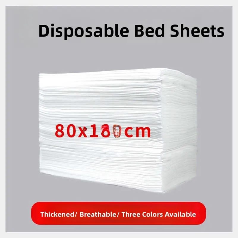 Waterproof Mattress Protector Breathable - 100 Stück Einweg-Bettlaken aus dickem Vliesstoff,