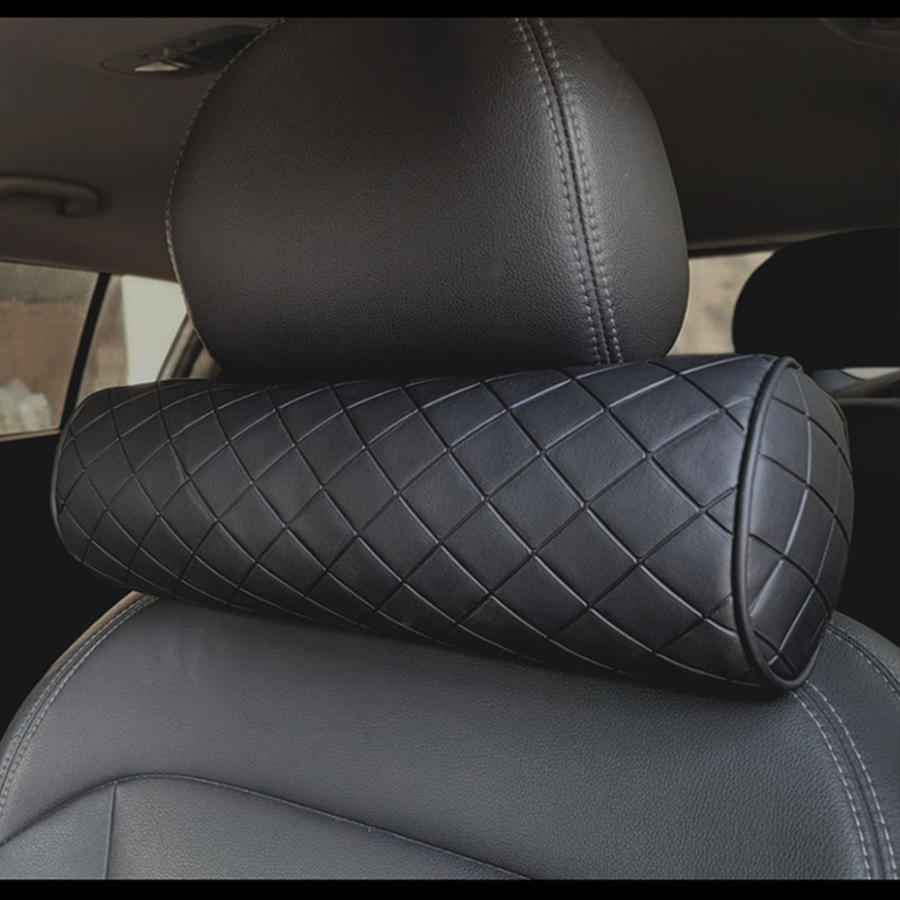 Memory Foam Orthopedic Pillow Neck Pain - 1 Stück Memory-Schaum Auto-Nackenkissen, zylindrisches Reisekissen,