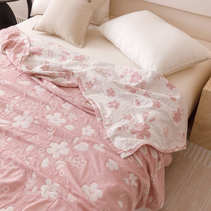 Cooling Blanket Hot Sleepers - Sommer-Kühldecke für Bett, Queen-Size-Größe, 3-lagige Baumwolle,