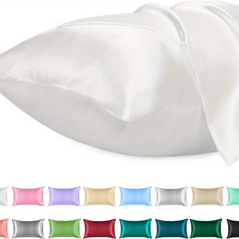 Satin Silk Pillowcase Hair Skin - 1 x Satin-Kissenbezug für Haare, ähnlich