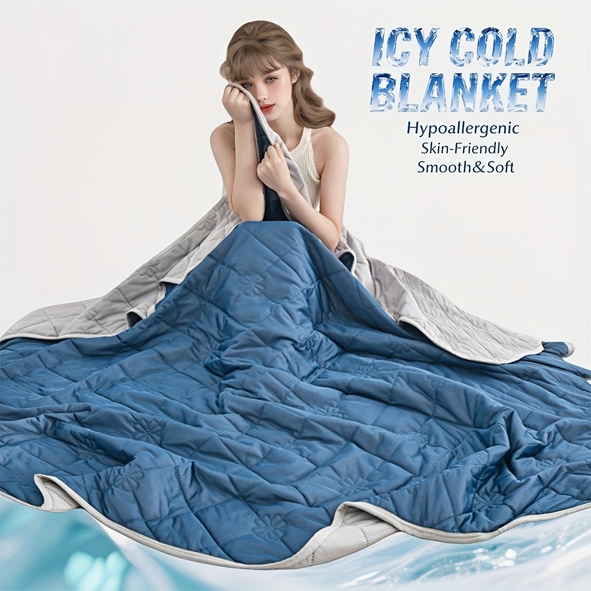 Cooling Blanket Hot Sleepers - Kühlende Decke für Menschen, die schnell