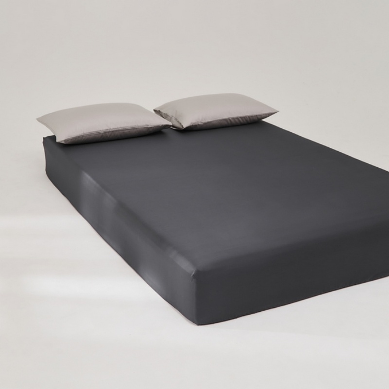 Fitted Bed Sheets Deep Pocket - 1 Stück Sommer-Kühl-Spannbettlaken 18 Zoll Tiefe