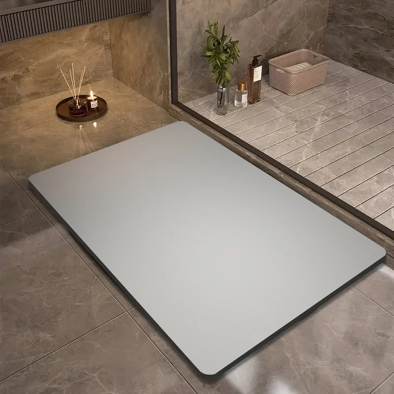Quick Dry Diatomite Bath Mat - VIKAMA Diatomit-Badematte, super saugfähig, schnell trocknend,