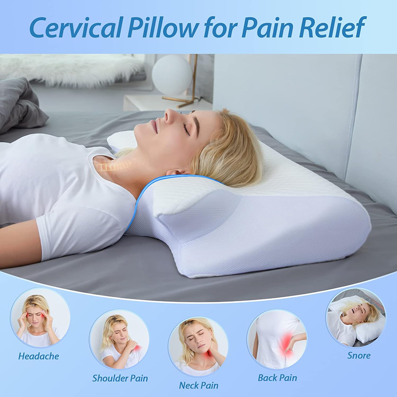 Neues Memory-Schaum Nackenkiss – Memory Foam Orthopedic Pillow Neck Pain Bewertung und Preis