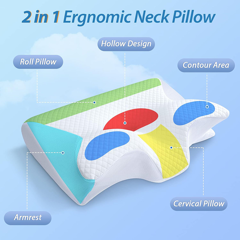 Neues Memory-Schaum Nackenkiss – Memory Foam Orthopedic Pillow Neck Pain Bewertung und Preis