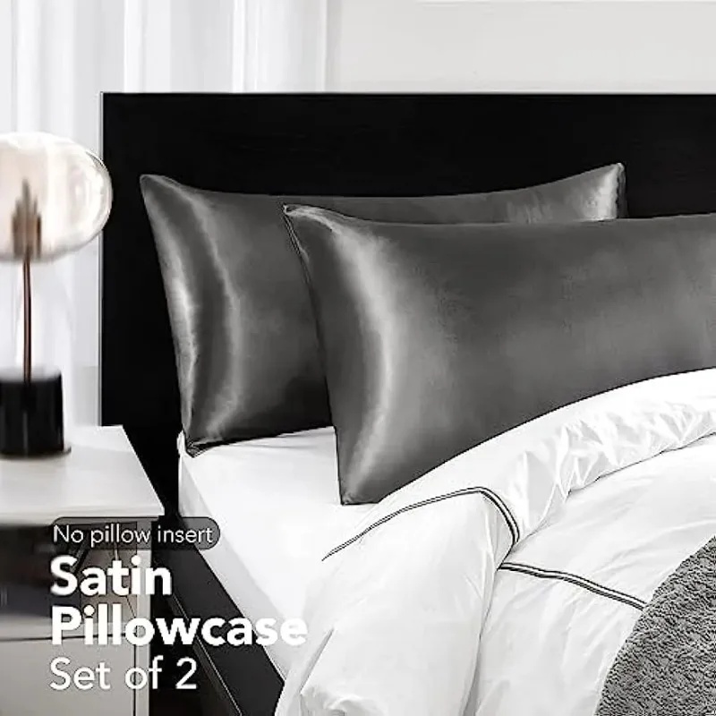 Satin-Seidenkissenbezug für Ha – Satin Silk Pillowcase Hair Skin Bewertung und Preis