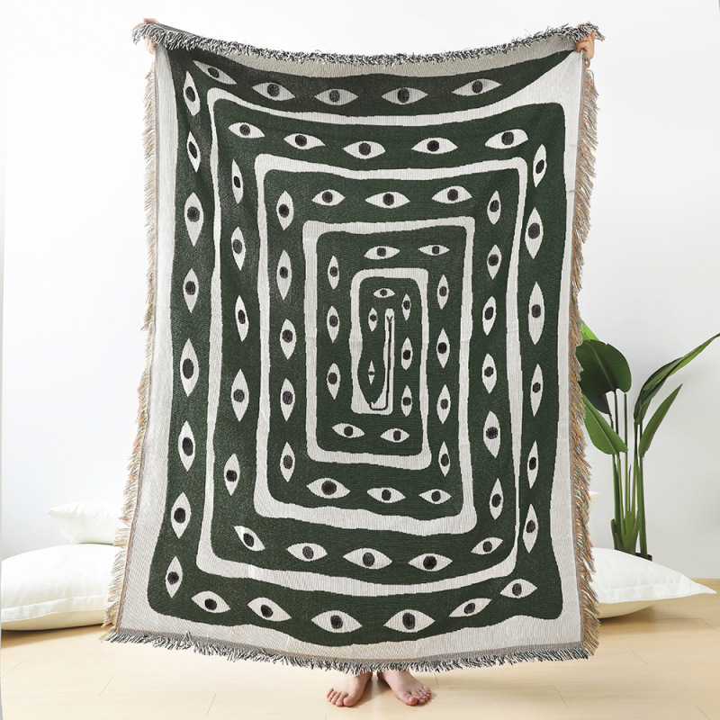 Textilstadt ins Auge Schlange  – Boho Throw Blanket Fringe Bewertung und Preis