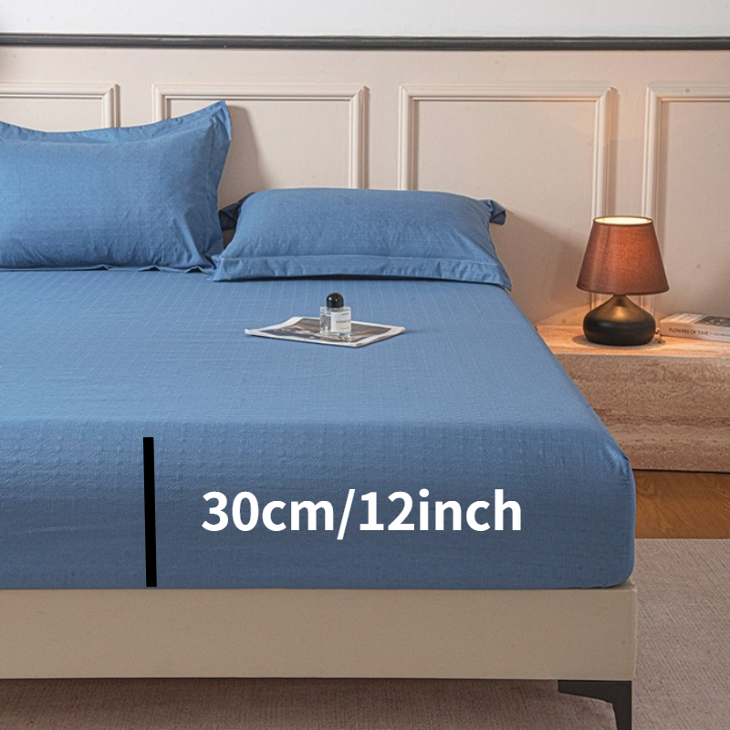 Neues Geprägtes Gebürstetes Mi – Fitted Bed Sheets Deep Pocket Bewertung und Preis