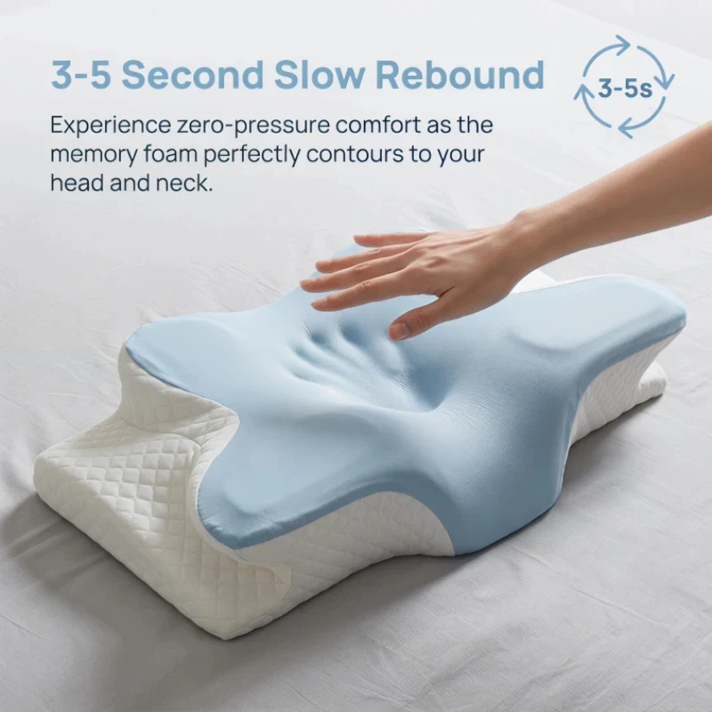 Atmungsaktives Kühlendes Memor – Memory Foam Orthopedic Pillow Neck Pain Bewertung und Preis