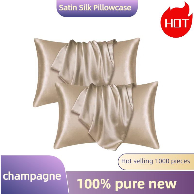 1/2 Stück Satin-Seidenkissenbe – Satin Silk Pillowcase Hair Skin Bewertung und Preis
