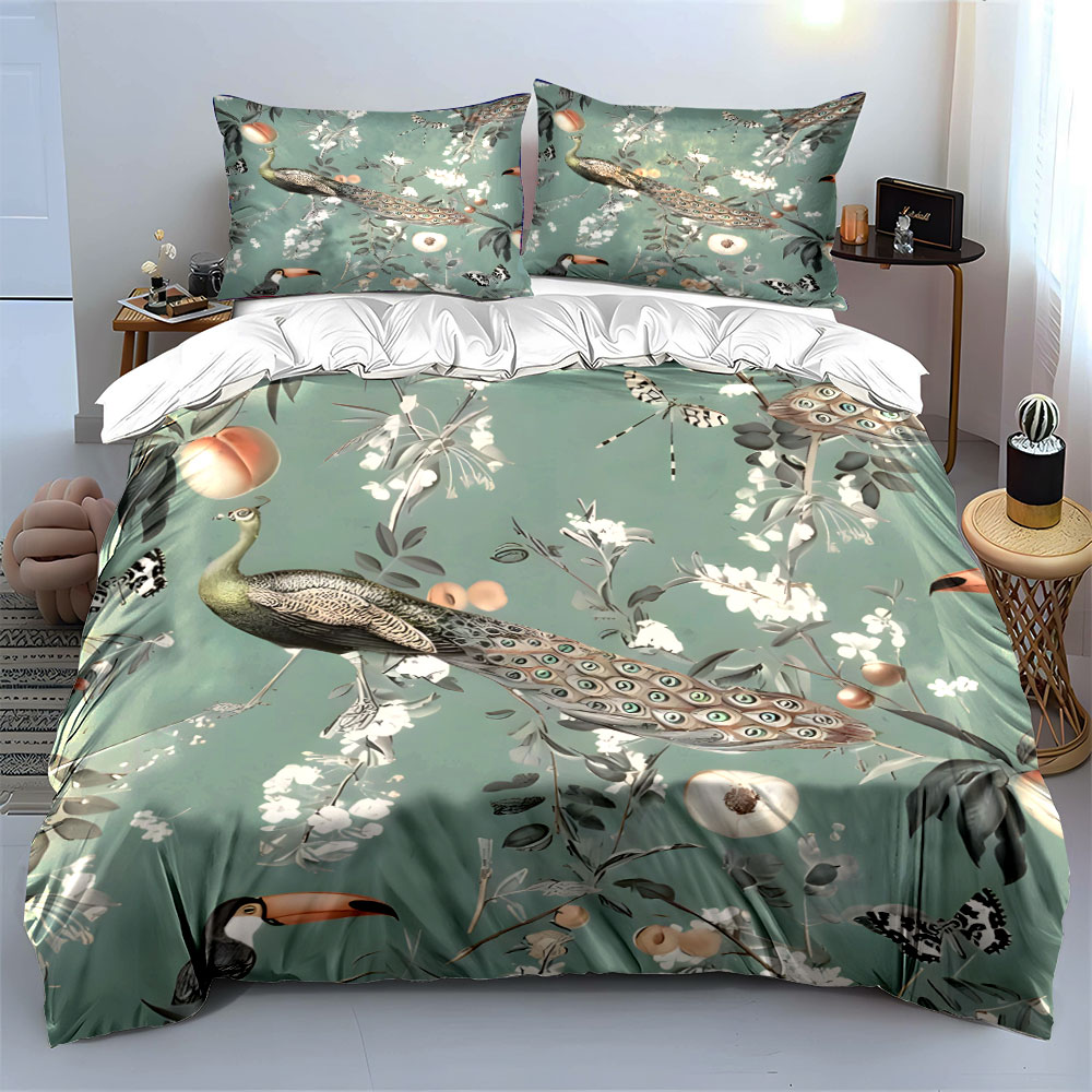 3-teiliges Bettwäsche-Set mit  – Aesthetic Floral Duvet Cover Bewertung und Preis