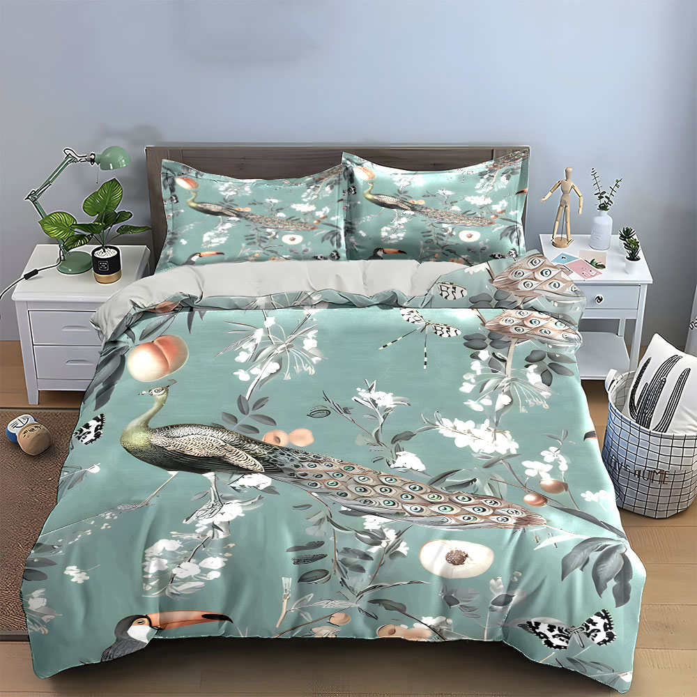 3-teiliges Bettwäsche-Set mit  – Aesthetic Floral Duvet Cover Bewertung und Preis