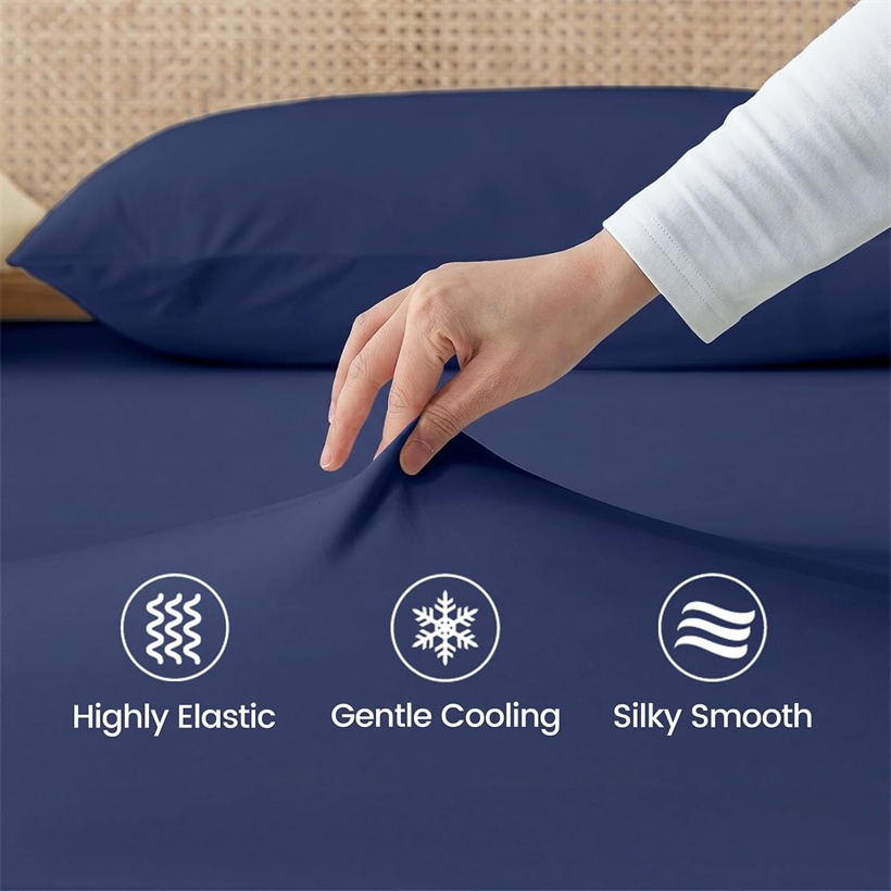 Kühlendes Bettlaken mit Eisküh – Fitted Bed Sheets Deep Pocket Bewertung und Preis