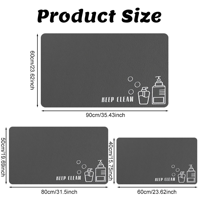 Diatomit-Badematte, saugfähig, – Quick Dry Diatomite Bath Mat Bewertung und Preis