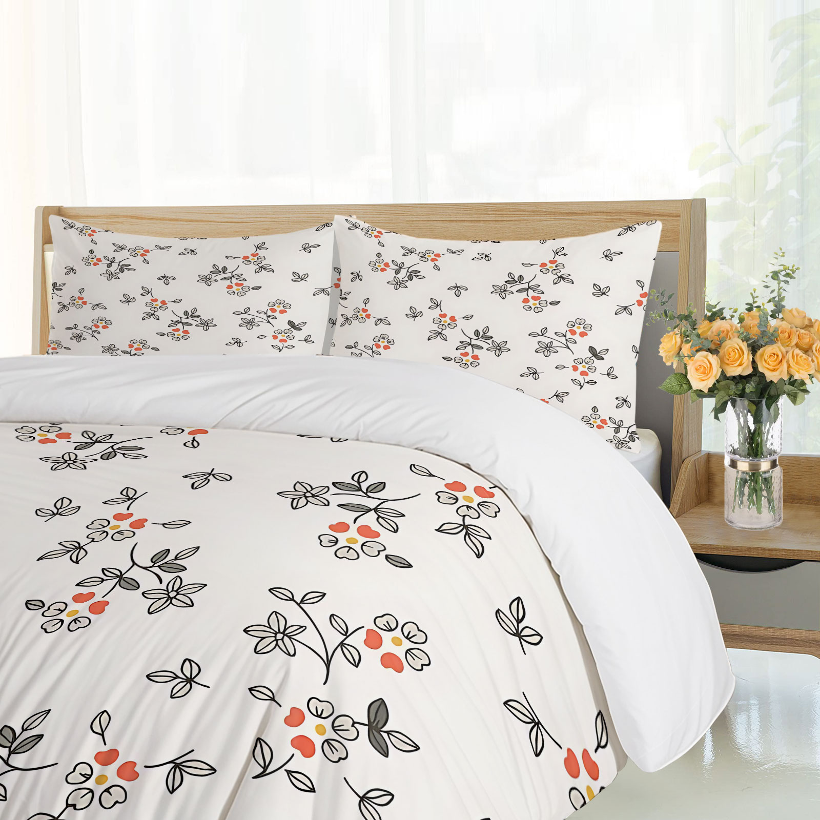Minimalistisches handgezeichne – Aesthetic Floral Duvet Cover Bewertung und Preis
