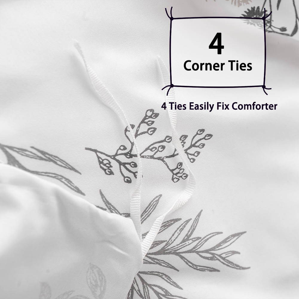 3-teiliges Bettbezug-Set mit d – Aesthetic Floral Duvet Cover Bewertung und Preis