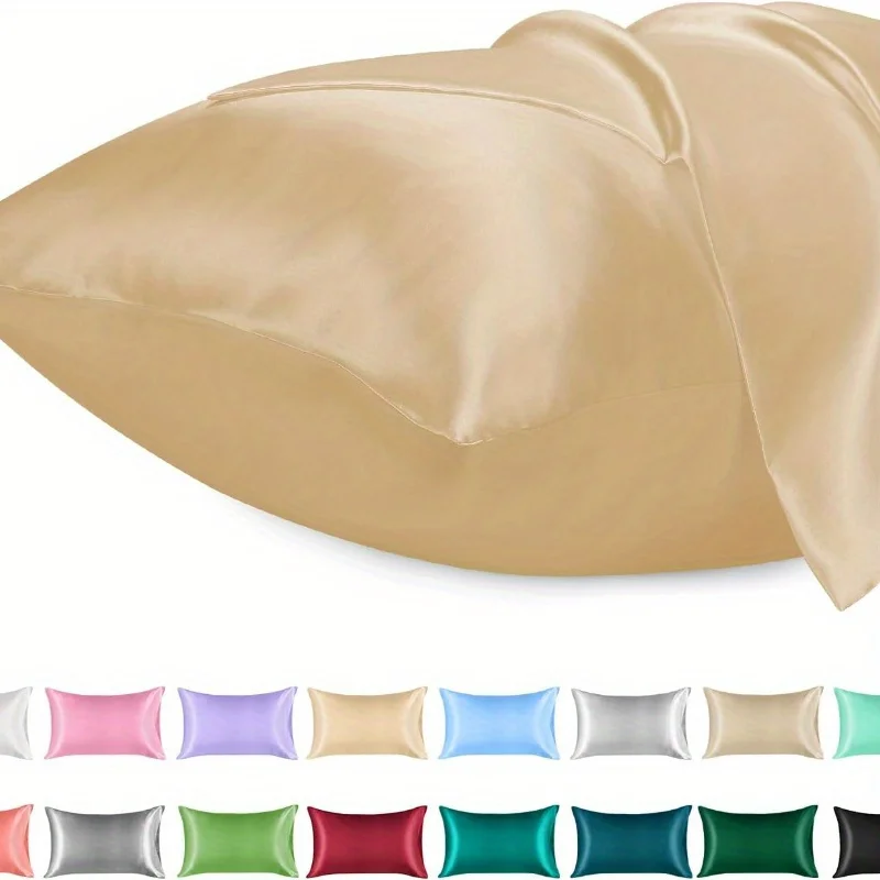 1 x Satin-Kissenbezug für Haar – Satin Silk Pillowcase Hair Skin Bewertung und Preis