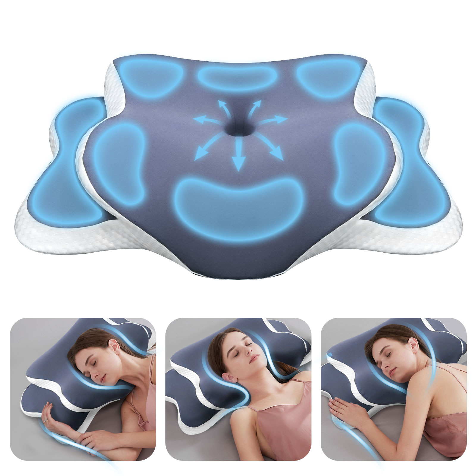 Memory-Schaum-Kissen, Nackenki – Memory Foam Orthopedic Pillow Neck Pain Bewertung und Preis
