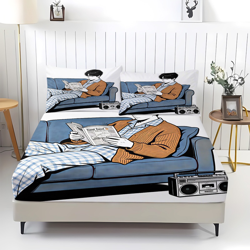 Weiches Reise-Bettlaken-Set: M – Fitted Bed Sheets Deep Pocket Bewertung und Preis