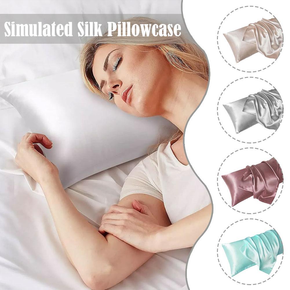 Luxuriöser Satin-Kissenbezug f – Satin Silk Pillowcase Hair Skin Bewertung und Preis
