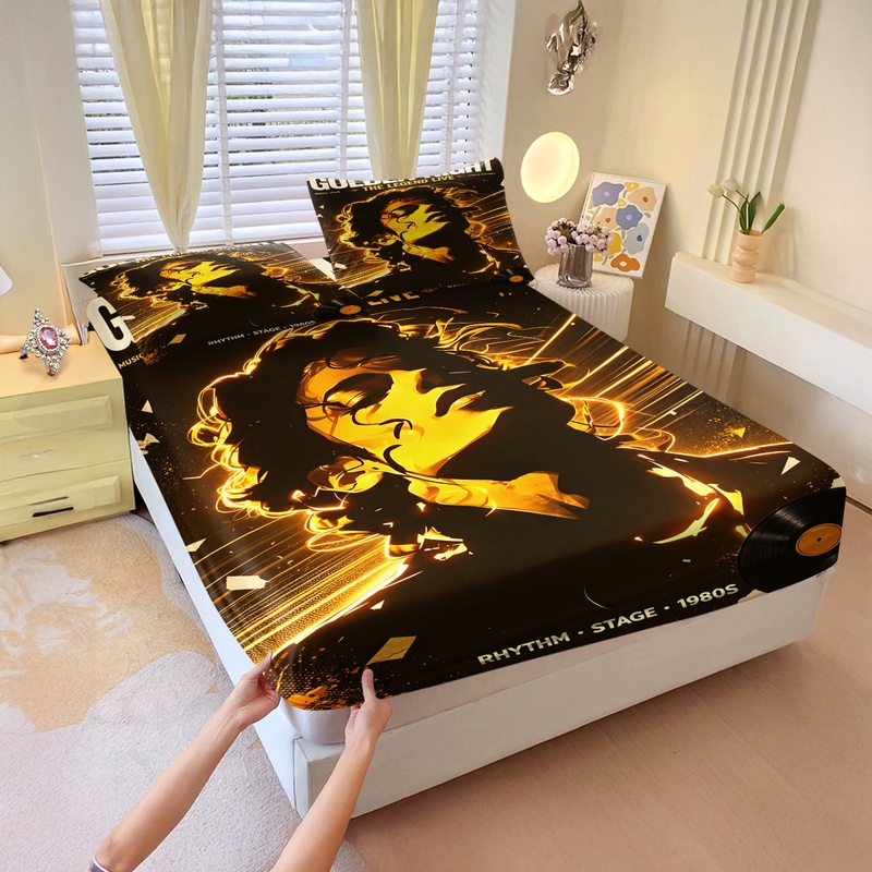 Pop-Ikone Michael Jackson Span – Fitted Bed Sheets Deep Pocket Bewertung und Preis