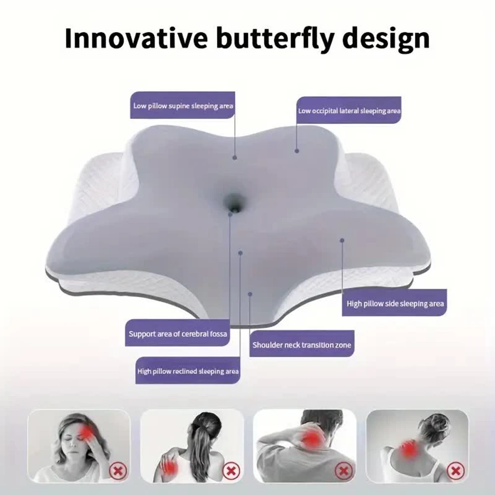 Memory-Schaum-Kissen in Schmet – Memory Foam Orthopedic Pillow Neck Pain Bewertung und Preis