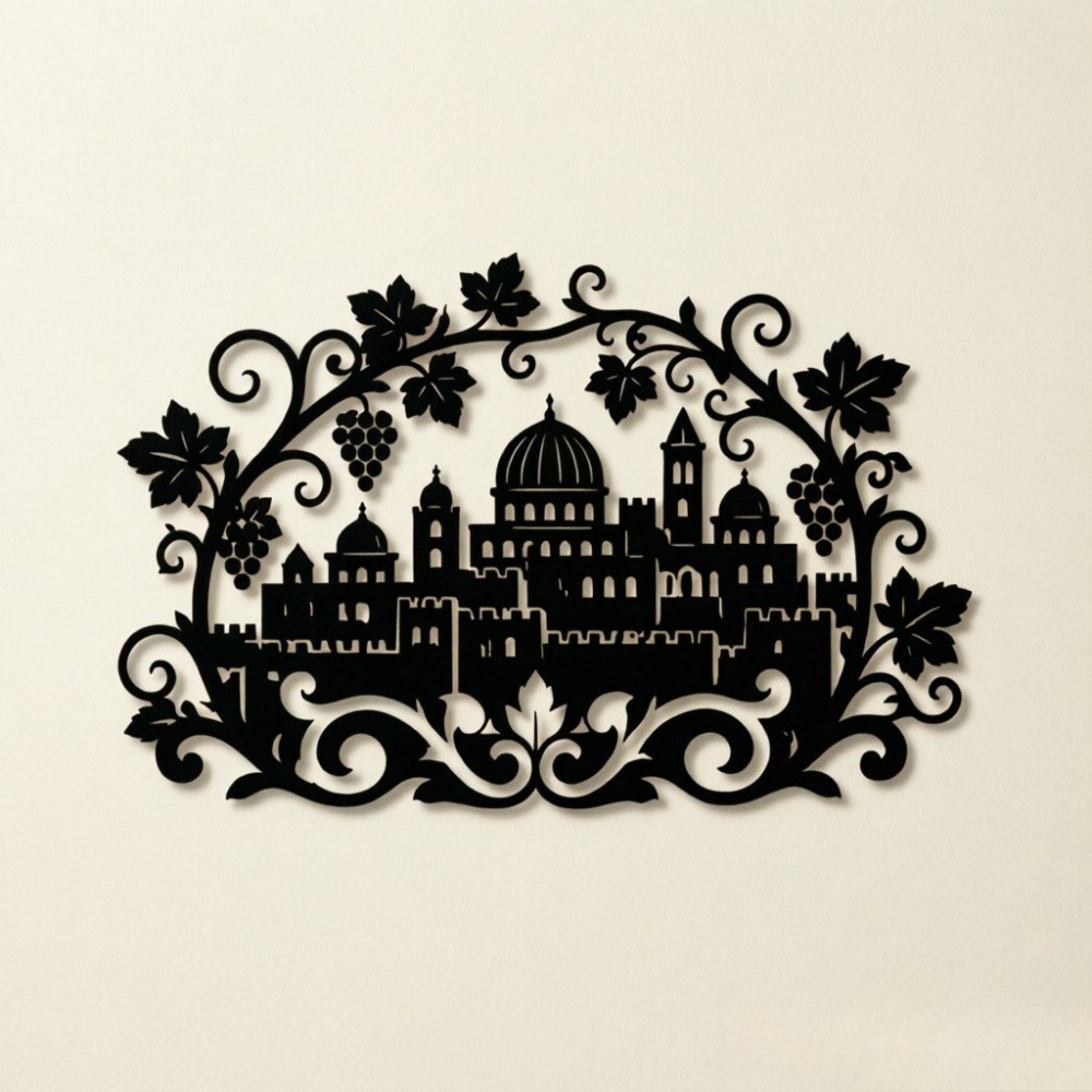 CIFBUY Eisen-Wandkunst Jerusal – Home Decor Bewertung und Preis