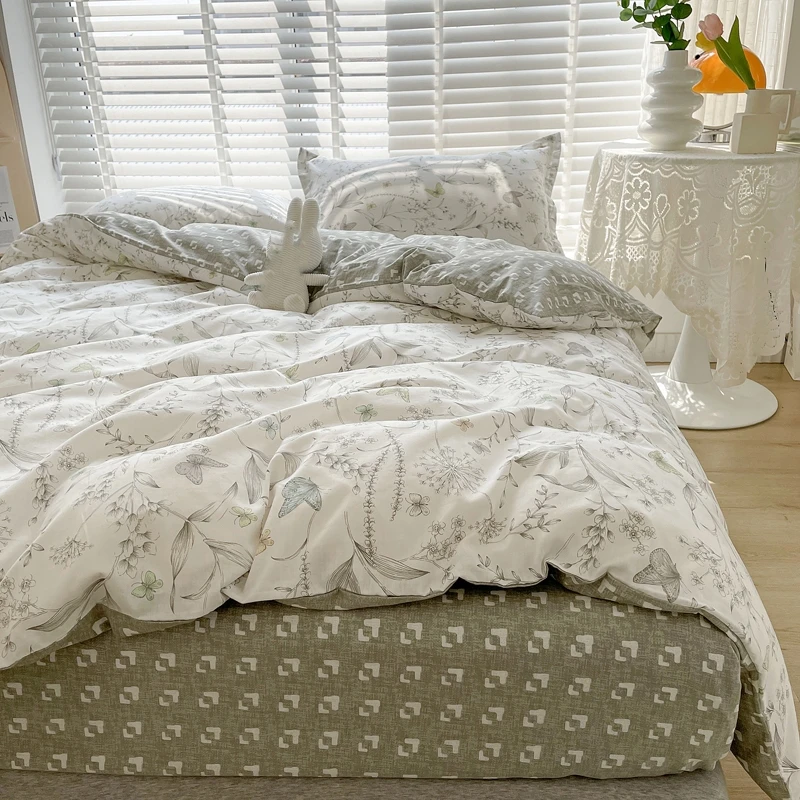3-teiliges Bettbezug-Set aus 1 – Aesthetic Floral Duvet Cover Bewertung und Preis
