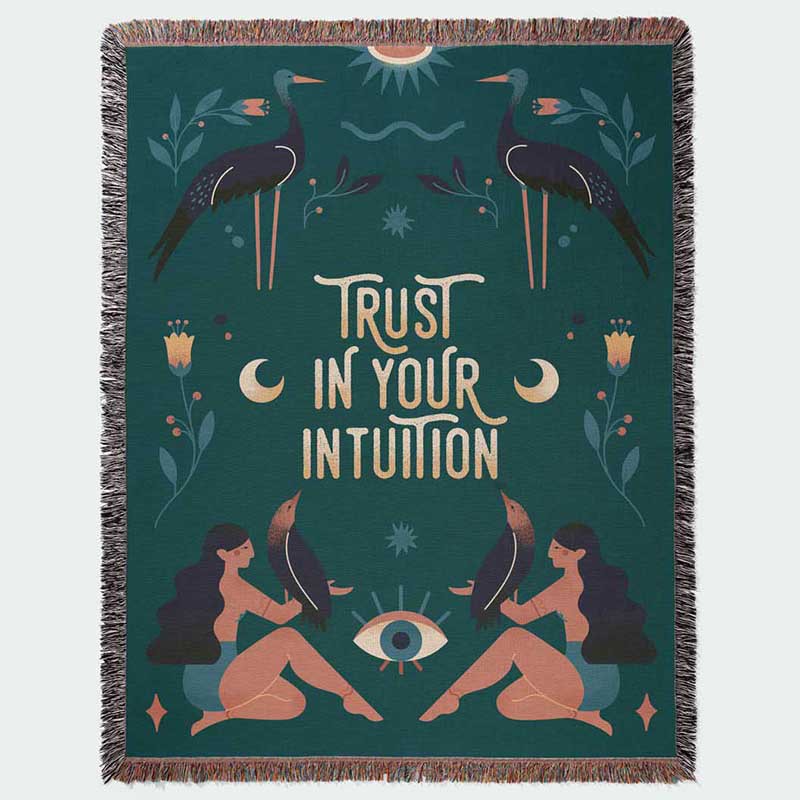 Vertraue auf deine Intuition:  – Boho Throw Blanket Fringe Bewertung und Preis