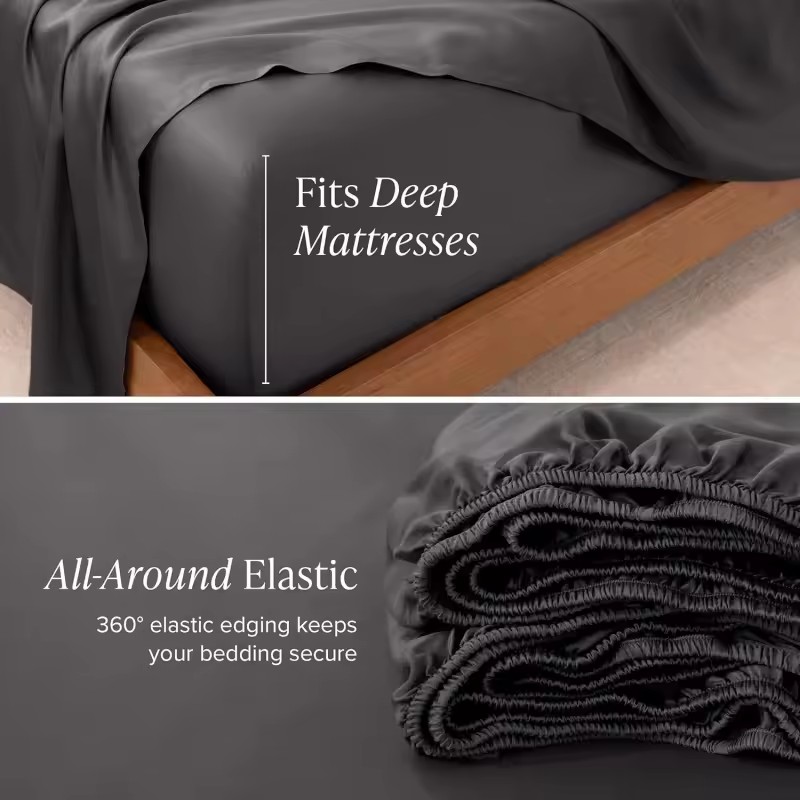 1 Stück Sommer-Kühl-Spannbettl – Fitted Bed Sheets Deep Pocket Bewertung und Preis