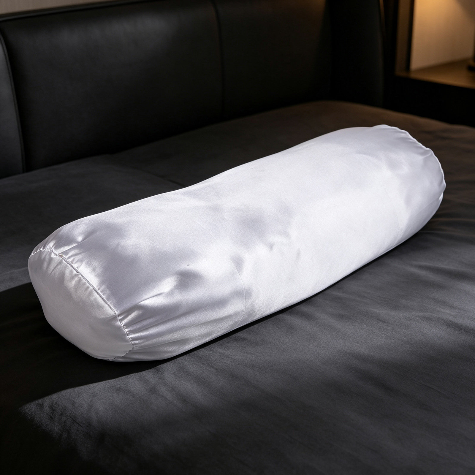 Weißer Satin-Nackenkissenbezug – Satin Silk Pillowcase Hair Skin Bewertung und Preis