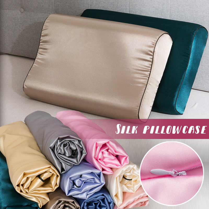 Kissenbezug aus Seidensatin-La – Satin Silk Pillowcase Hair Skin Bewertung und Preis