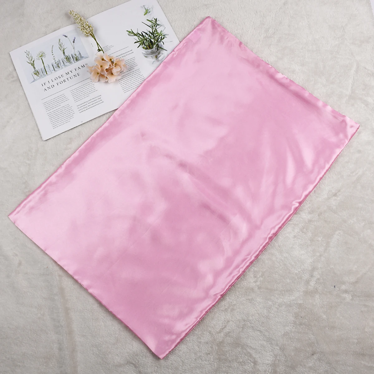 Neuer Seidensatin-Kissenbezug  – Satin Silk Pillowcase Hair Skin Bewertung und Preis