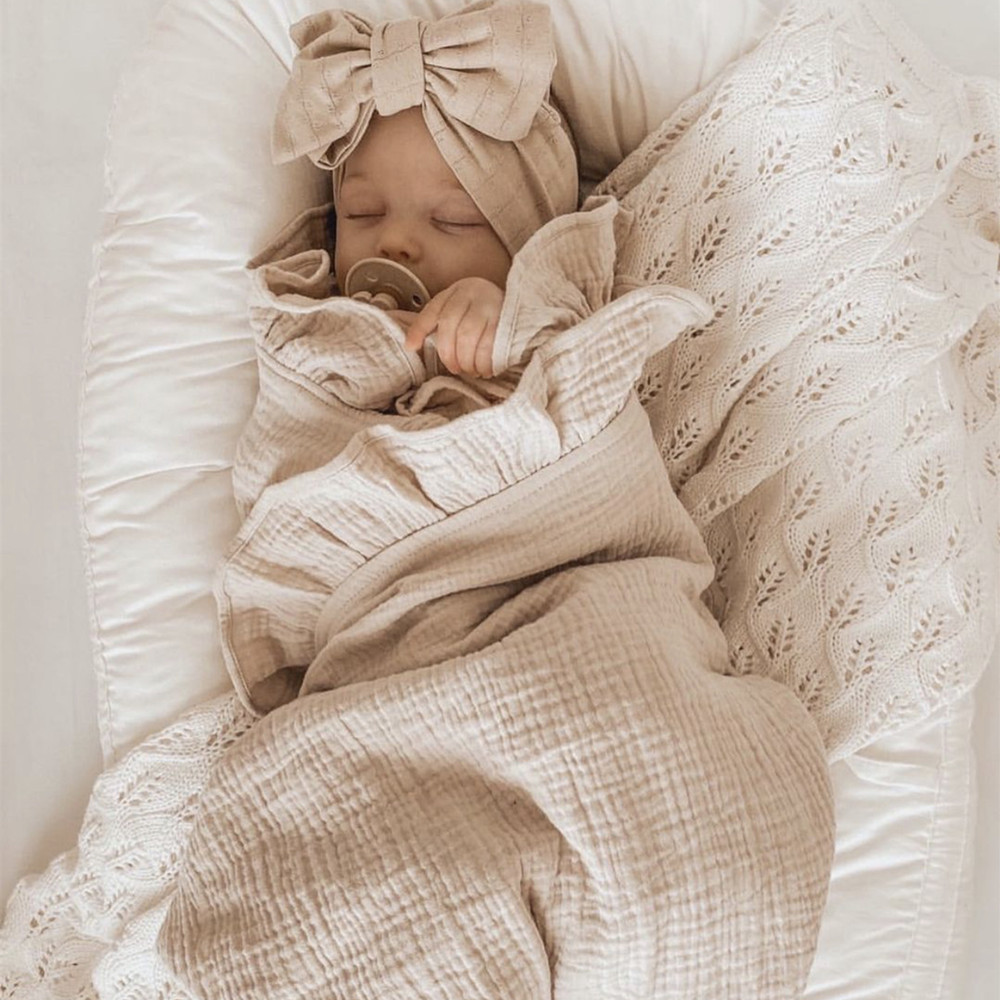 INS Rüschen-Musselin-Baby-Wick – Muslin Cotton Bedspread Bewertung und Preis
