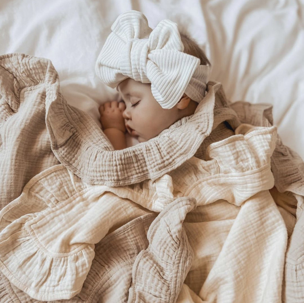 INS Rüschen-Musselin-Baby-Wick – Muslin Cotton Bedspread Bewertung und Preis